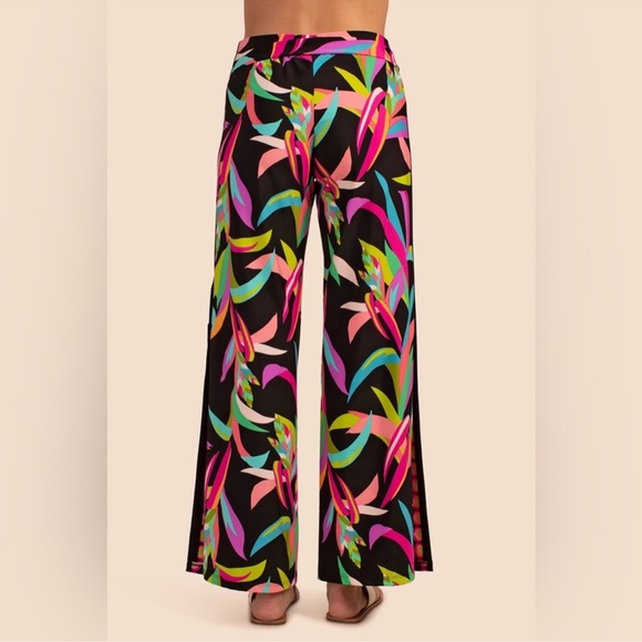 🎉LAST PIECE🎉TRINA TURK Birds Of Paradise Cover-Up Pants - Picture 7 of 12